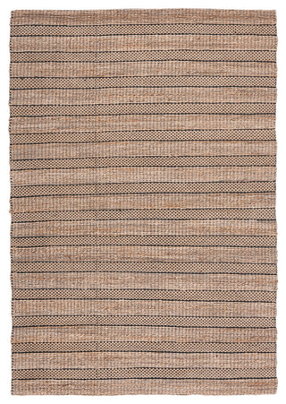 Safavieh Natural Fiber Collection NFB654Z Rug, Black/Natural, 8' x 10'
