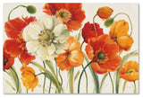 'Poppies Melody I' Canvas Art by Lisa Audit