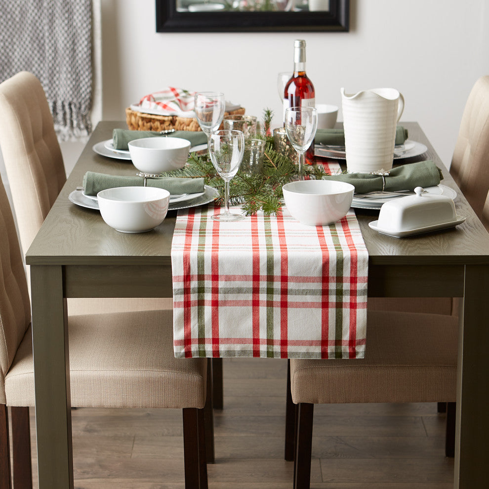 DII Kitchen & Tabletop Jolly Tree Collection Table Runner 14x108"