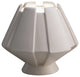 Meta, Ceramic Portable, Gloss White, E26