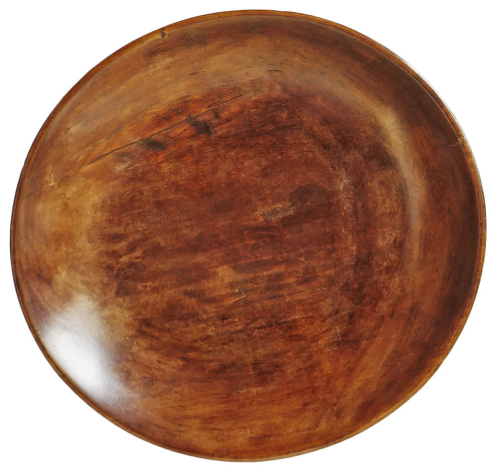 Consigned Naga Wood Pedestal Bowl Plate 2
