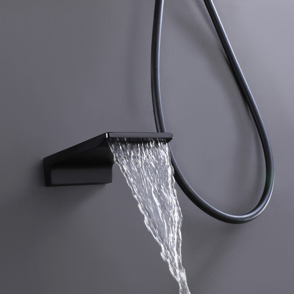 Pressure Balanced Complete Tub And Shower Faucet With Rough-In Valve