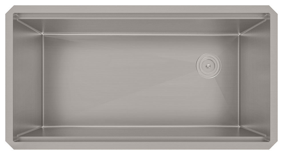 Sinber Single Bowl Kitchen Sink with 304 Stainless Steel Satin Finish, 30"x19" Workstation, Undermount