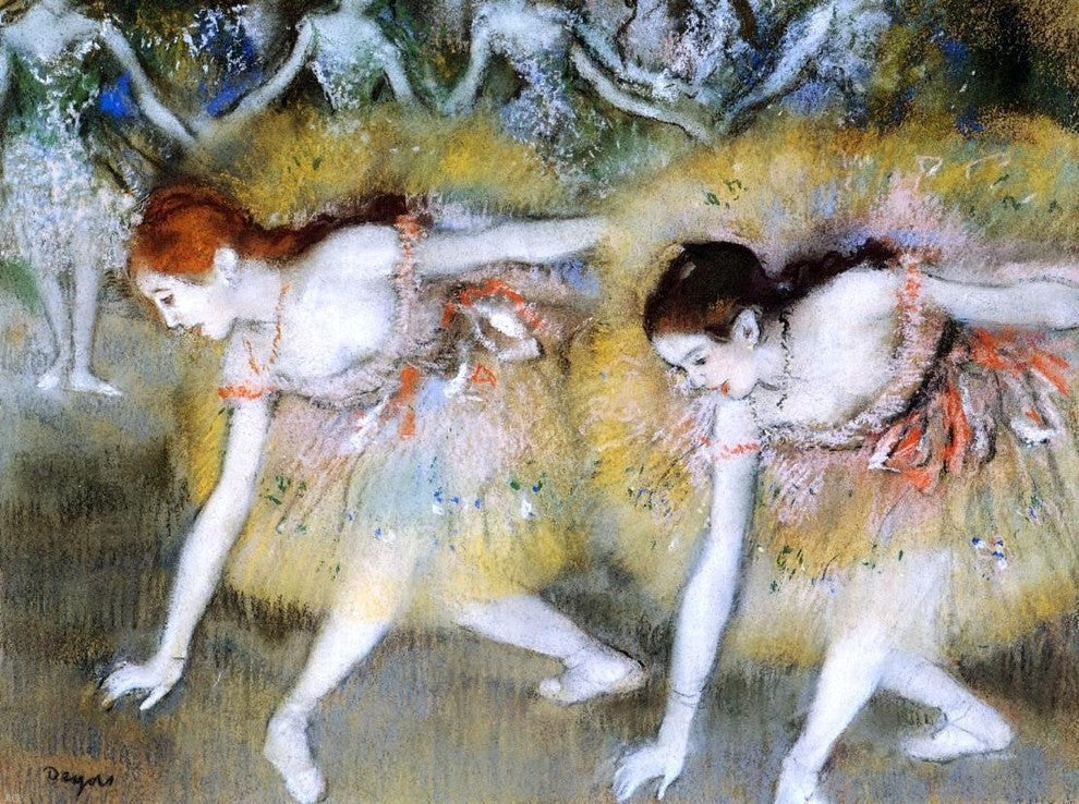 Edgar Degas Dancers Bending Down Wall Decal