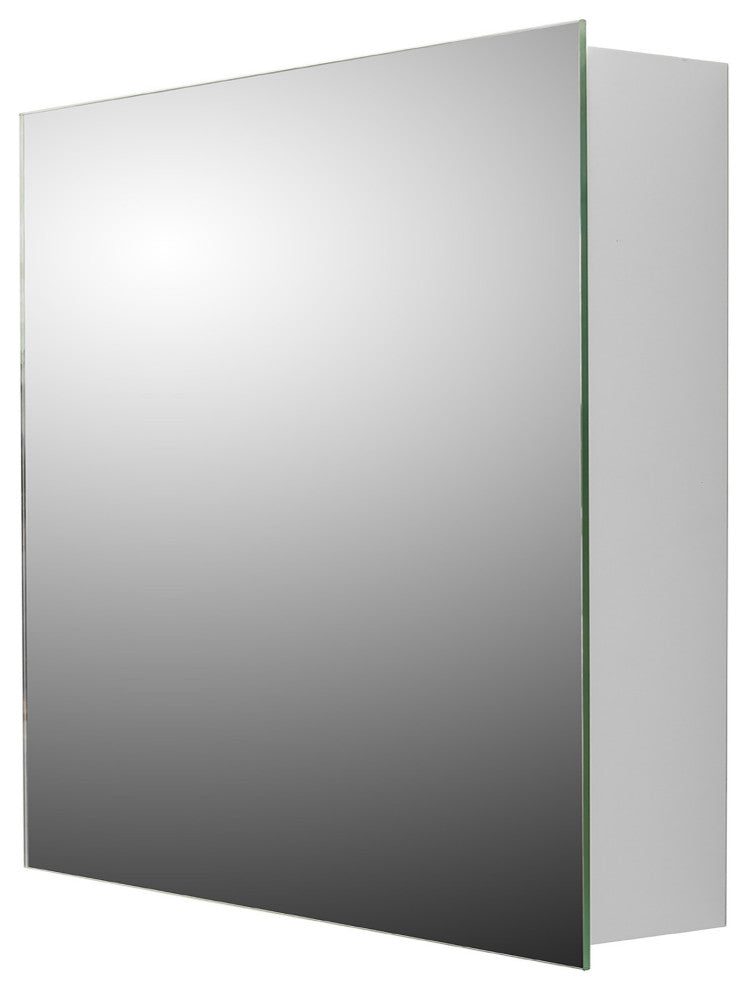 Euroline Medicine Cabinet, 18"x24", Polished Edge, Surface Mounted