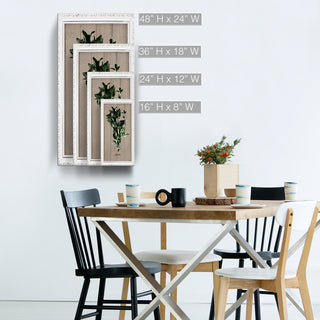 Mint Wrapped Canvas Botanical Kitchen Wall Art