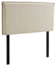 Camille Twin Upholstered Fabric Headboard