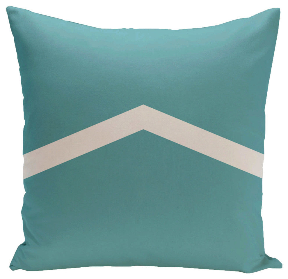 Geometric Decorative Pillow, Bahama, 16"x16"