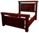 Barnwood Style Timber Peg Panel Bed, Michael's Cherry, Twin
