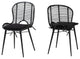 Sheryl Rattan Dining Chairs, Set of 2, Black