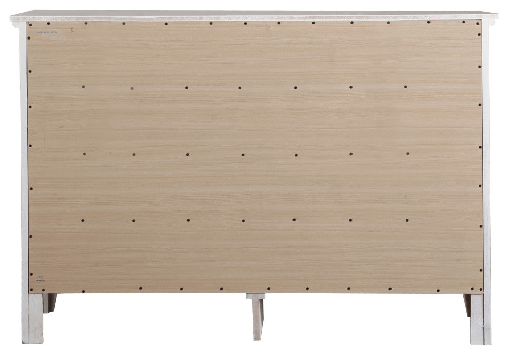Simeon 8-Drawer Dresser, White