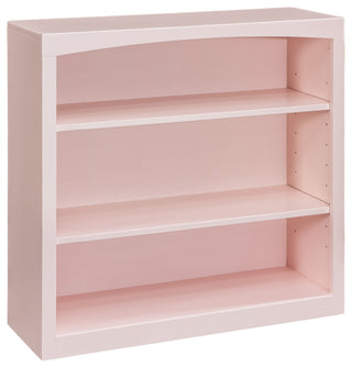 Solid Wood Bookcase 36x36, Blush Pink