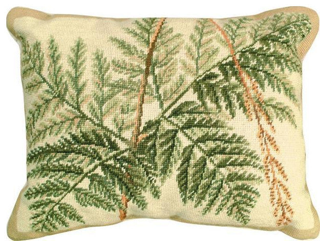 Helene Verin Wool Fern Pillow Design
