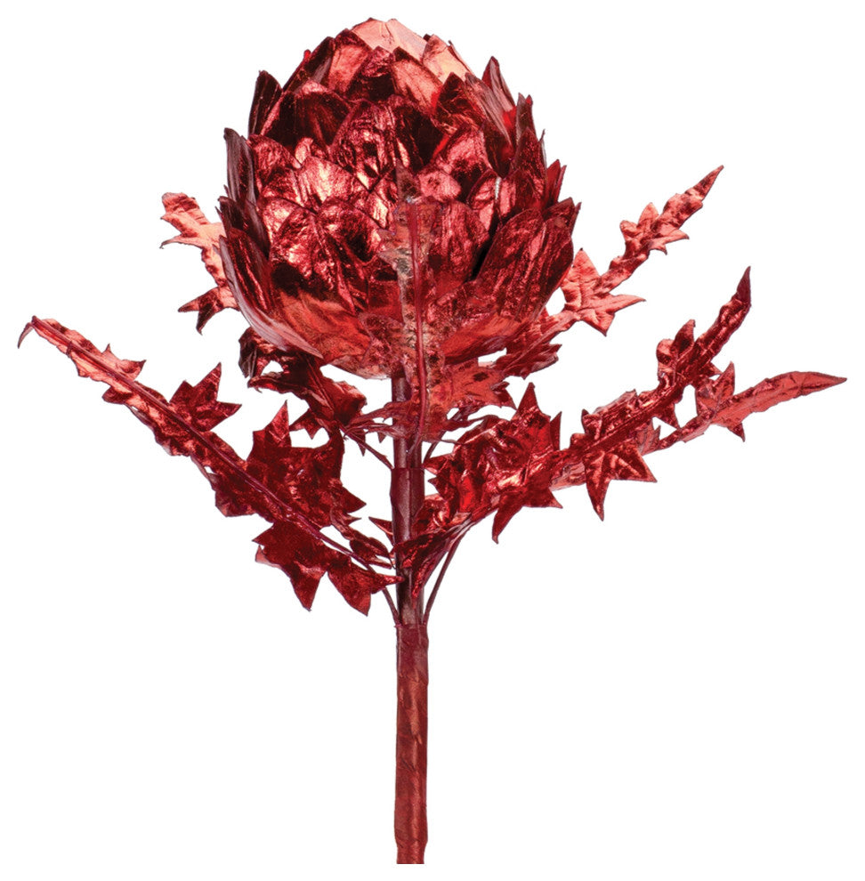 Metallic Artichoke Stem, Set of 2