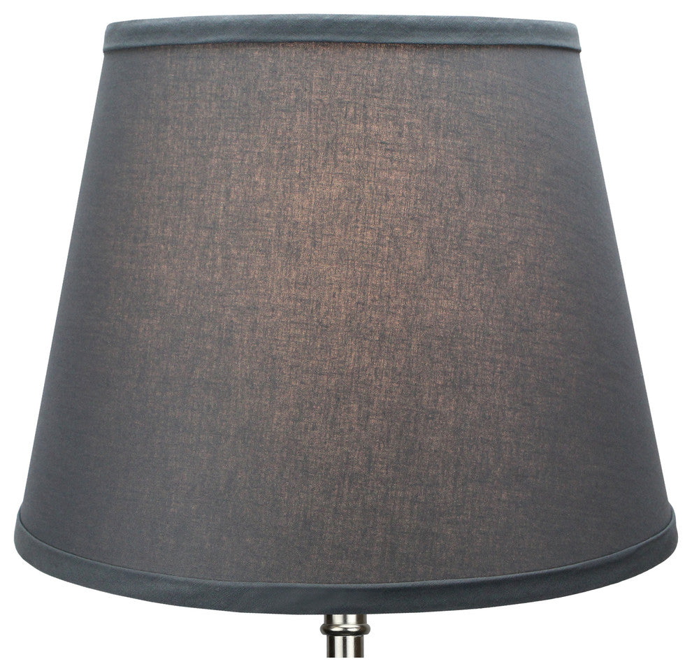 Fenchel Shades 9"x13"x10" Spider Attachment Empire Lamp Shade, Linen Graph