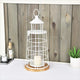 Caler White Lighthouse Styled Metal Lantern - Large
