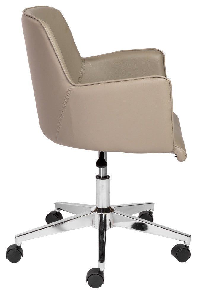 Sunny Pro Office Chair, Gray With Chrome Base, Taupe