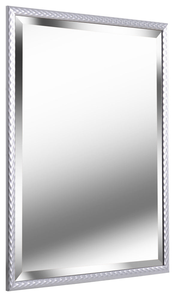 Kenroy 60559SIL Mirror, Judy Collection, Brushed Silver Finish