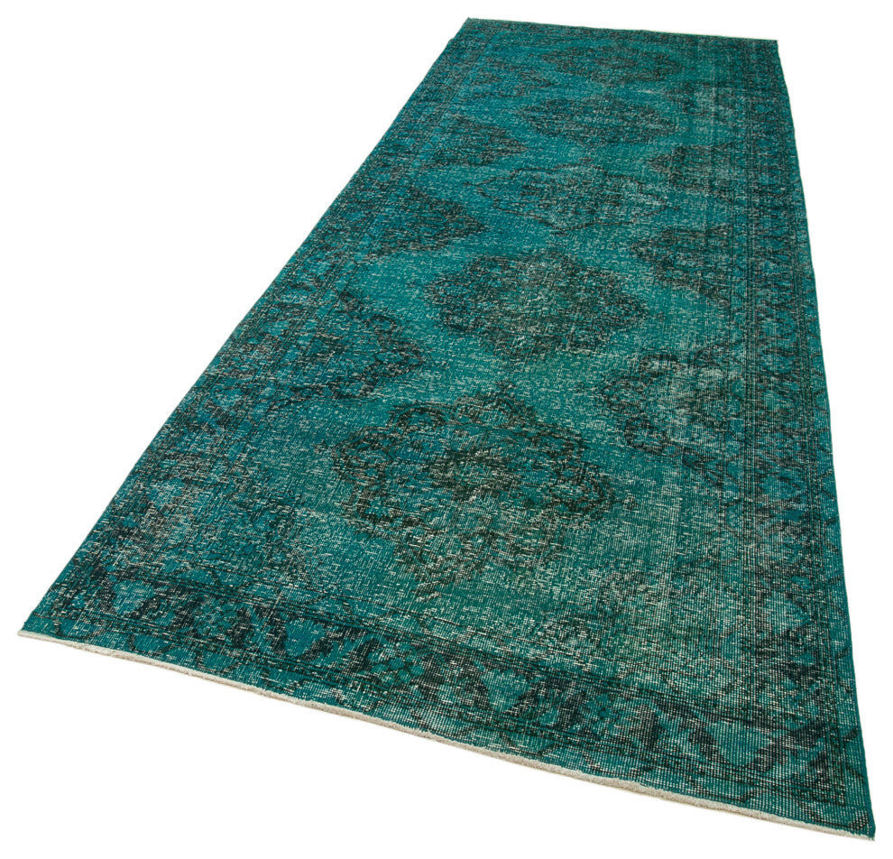 Rug N Carpet - Handmade Oriental 4' 7" x 13' 3" One-of-a-Kind Runner Rug
