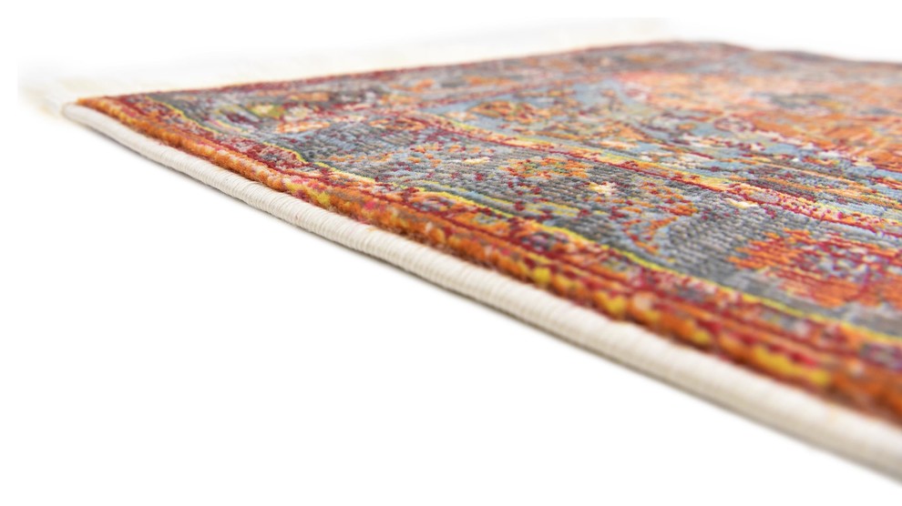 Unique Loom Rust Red Baracoa Miramar 2' 2 x 3' 0 Area Rug