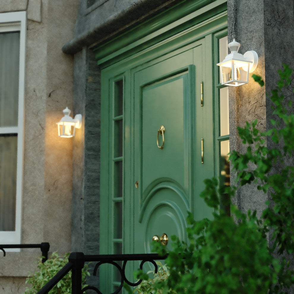 Vaxcel Lighting T0732 Bedford 10" Tall Outdoor Wall Sconce - Textured Black