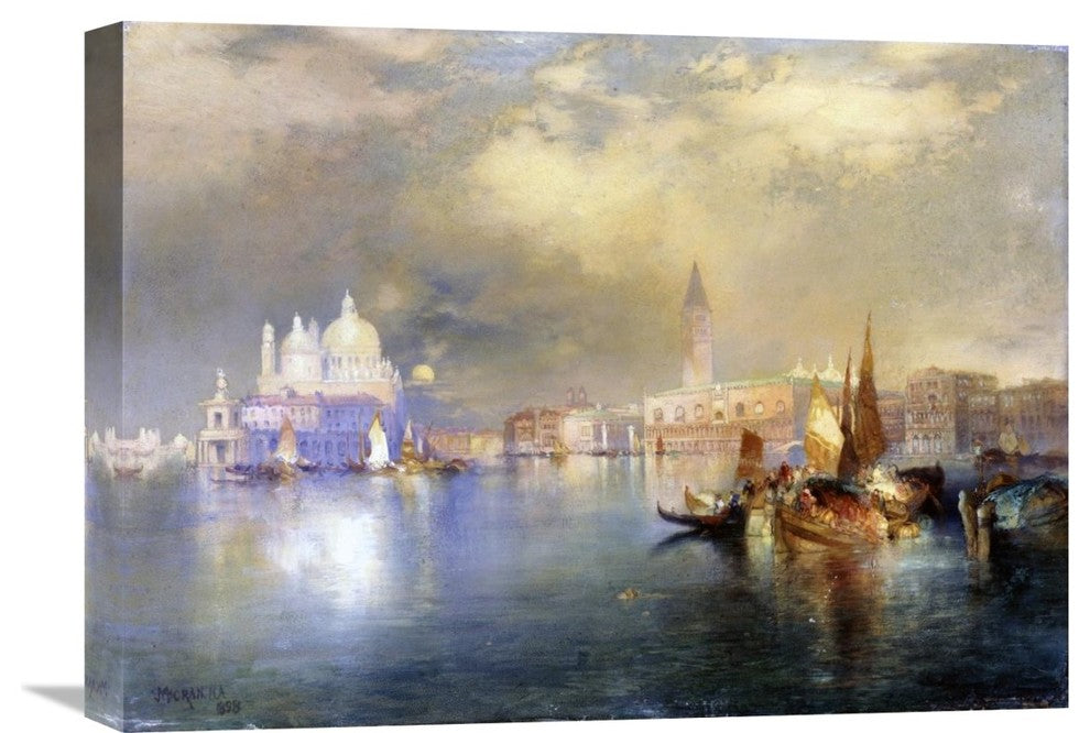 "Moonlight in Venice" Artwork, 22"x16"