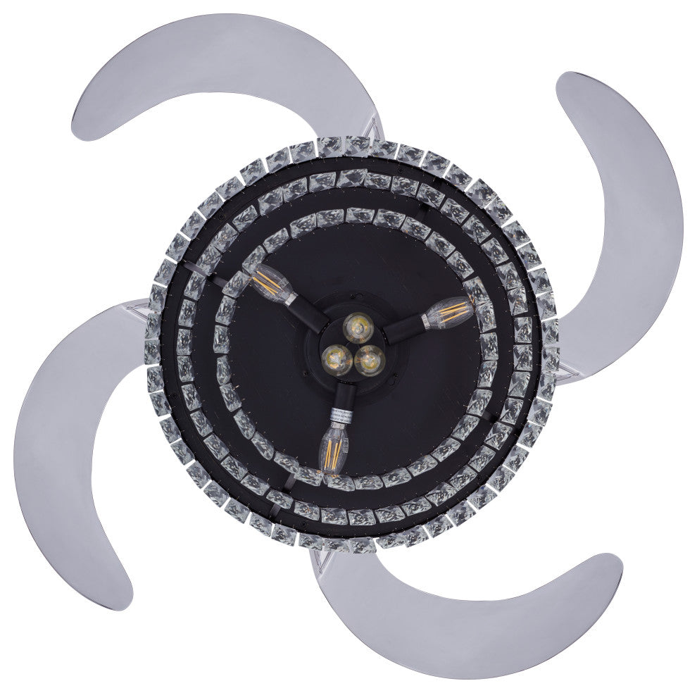 Fanaway Veil 48" Ceiling Fan, Antique Black