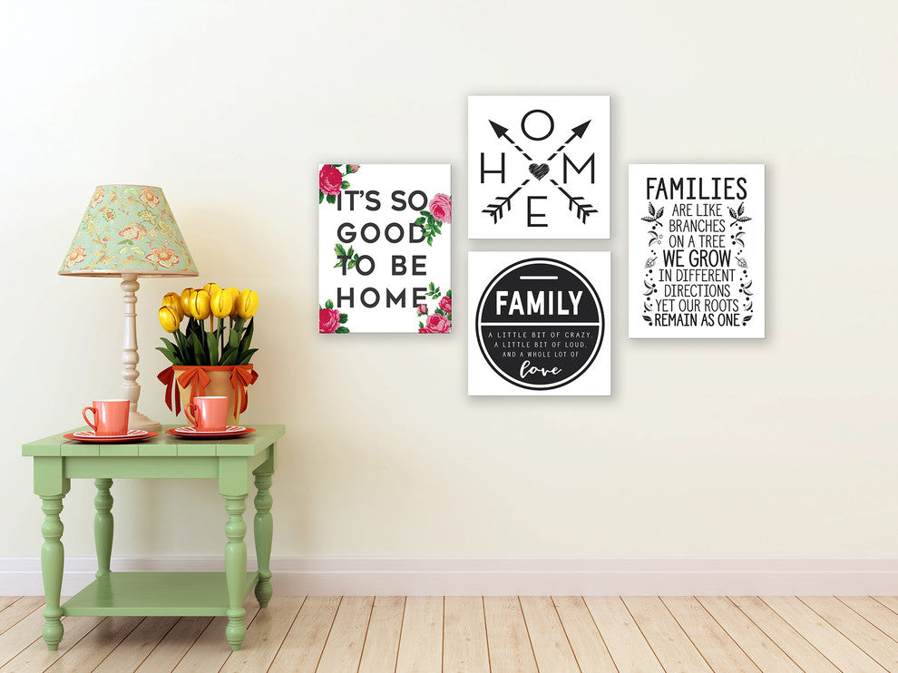 So Good To Be Home Roses, 10"x15", Wall Plaque Art