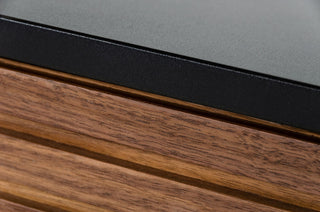 Modrest Maggie Modern Walnut and Grey Buffet