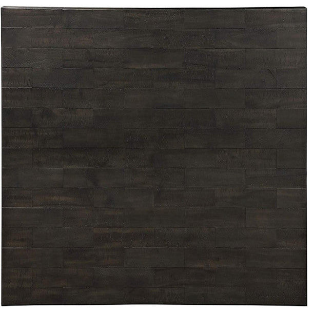 Benzara BM221384 Wooden Side Chair With Ladder Backrest, Set of 2, Dark Brown