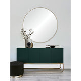 Thallo Round Modern Accent Wall Mirror