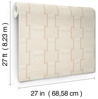 La Broderie Blush Wallpaper