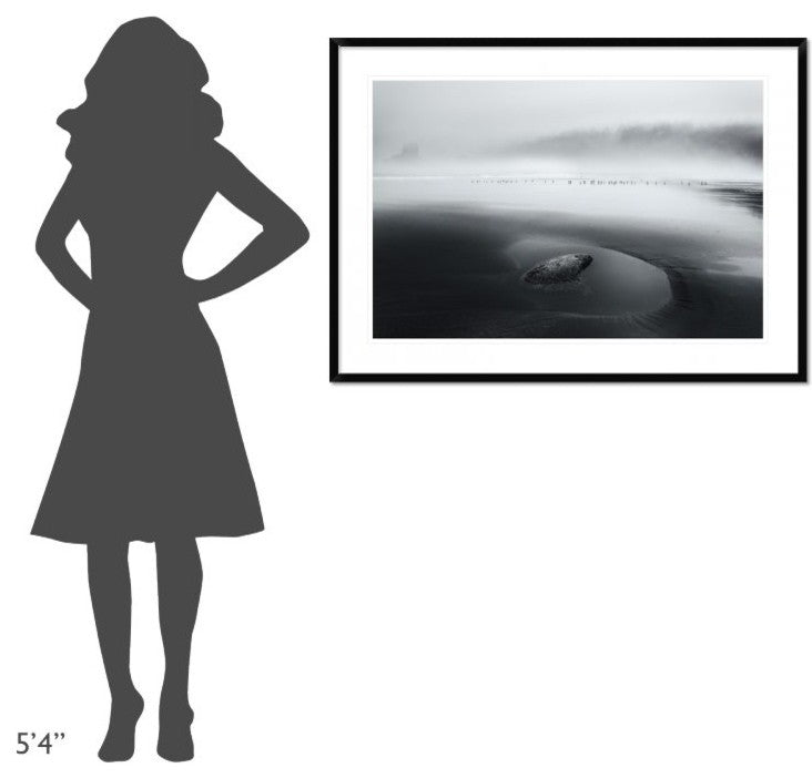"One Morning" Framed Digital Print by Dani Bs., 44x32"
