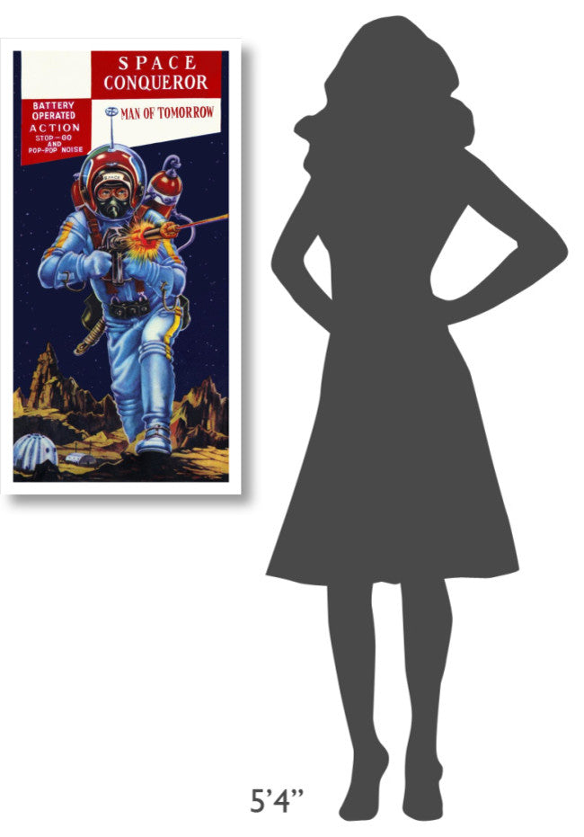"Space Conqueror" Digital Paper Print by Retrobot, 20"x38"