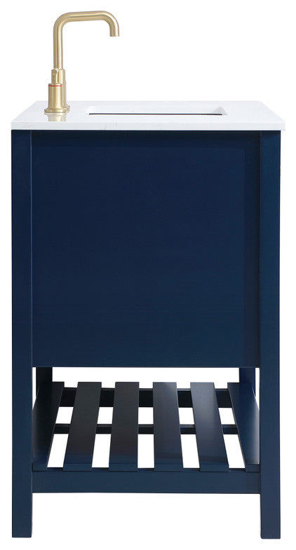 Tucker Blue 42" Single Sink Bathroom Vanity