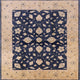 Ahgly Company Indoor Square Mid-Century Modern Area Rugs, 7' Square