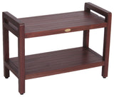 Classic Teak Shower Bench With LiftAid Arms, 29"x18"