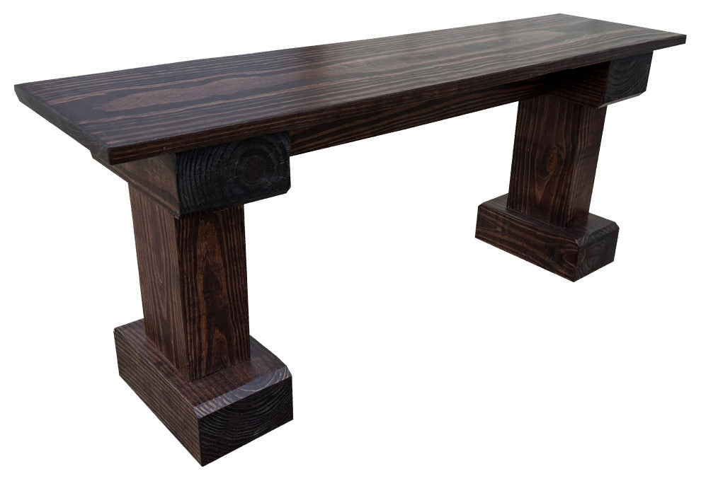 Red Mahogany Wyoming Bench, 72 Inches