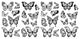 Color Your Own Butterflies Peel And Stick Wall Decals