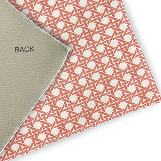 Rattan Geometric Indoor/Outdoor Rug