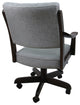 Swivel Wood Dining Caster Chair with Wheels - Casa, Hemsath Slate, Brown Honey