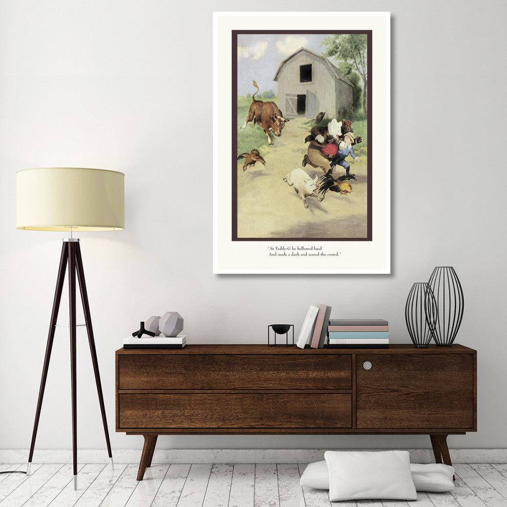 "Teddy Roosevelt's Bears: The Bull" Digital Paper Print by R.K. Culver, 42"x62"