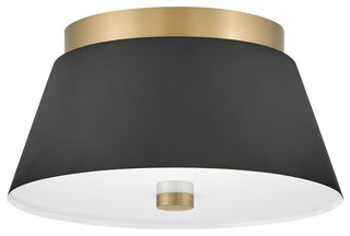 Lark Tess Small Flush Mount, Black