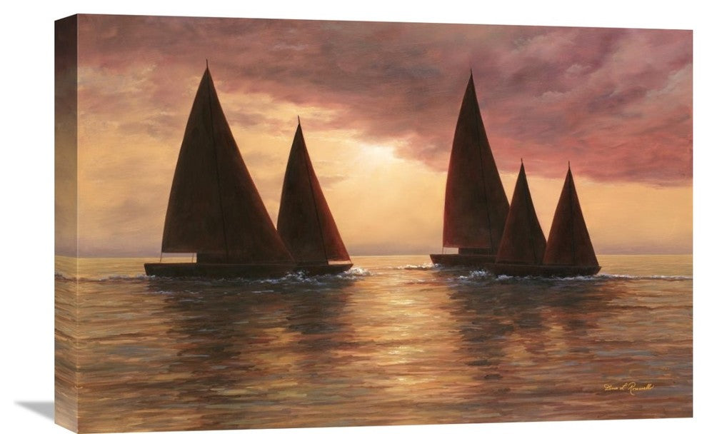 "Dream Sails" Stretched Canvas Giclee by Diane Romanello, 24"x16"
