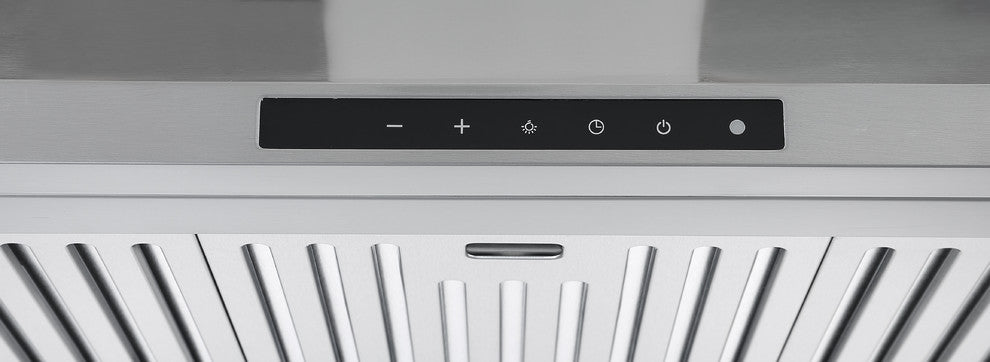 Wall Mount Pyramid Range Hood with Night Light, 36"
