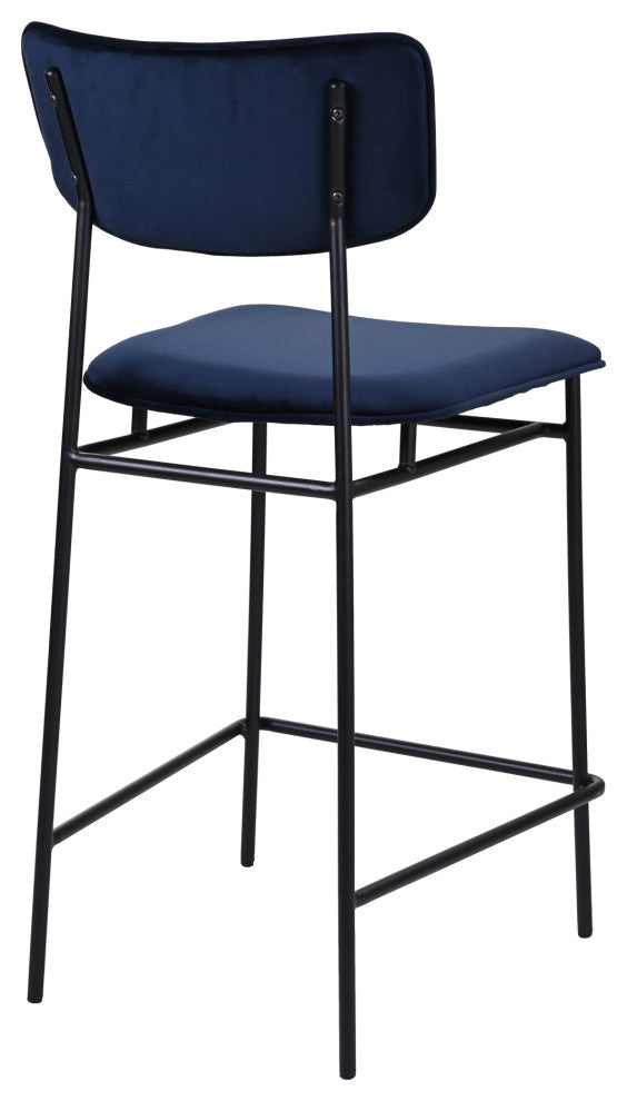 First of A Kind Sailor Counter Stool Blue