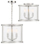 Crystorama Devon Three Light Lantern DEV-B8003-PN