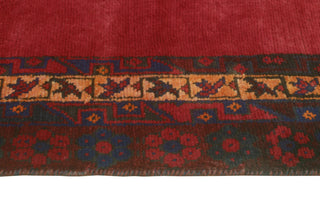 Fine Vintage Distressed Evalina Red/Blue Runner, 5'3 x 11'6