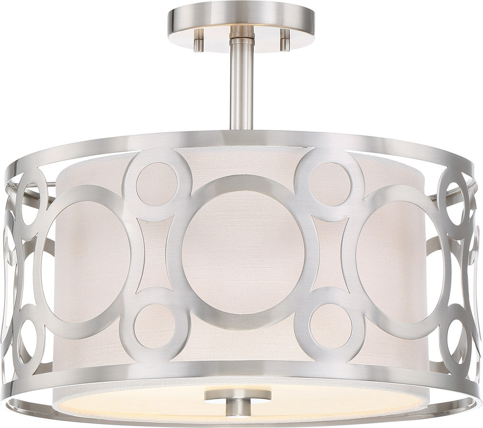 Nuvo Filigree 2-Light Semi Flush Fixture