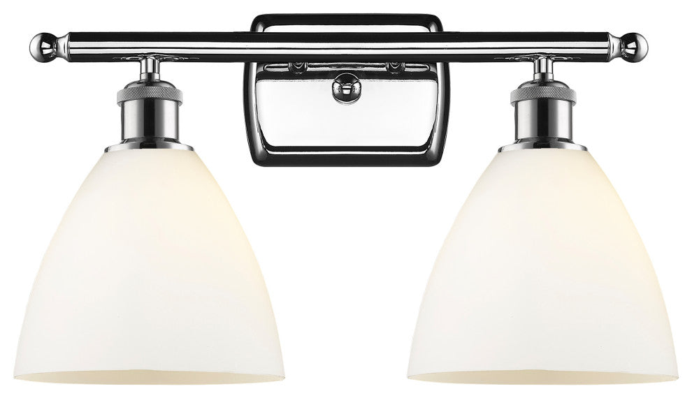 Innovations 516-2W-PC-GBD-751 2 Light Bath Vanity Light, Polished Chrome
